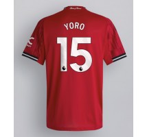 Manchester United Leny Yoro #15 Koszulka Podstawowa 2025-26 Krótki Rękaw